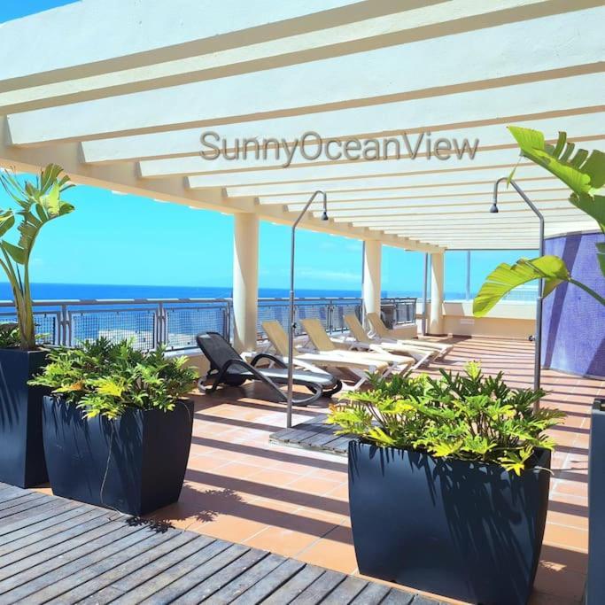 Sunny Ocean View Apartment Palm-mar Buitenkant foto